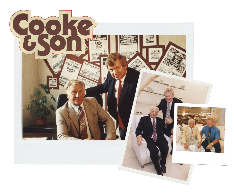 Photo of Ted & Graham in Cooke & Son Office 